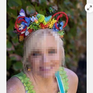 Handmade One of a Kind Mickey Minnie Disney Pixar Bug's Life Heimlich Ears